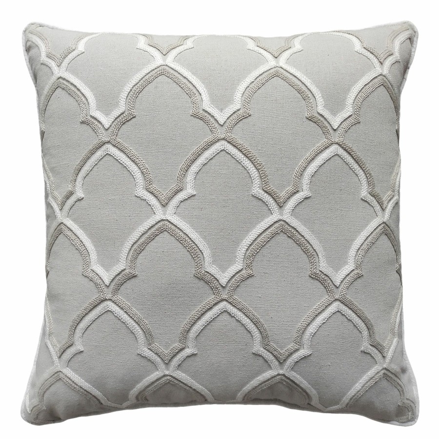 Decor & Pillows * | Taupe Nahla Throw Pillow, 18 New Models