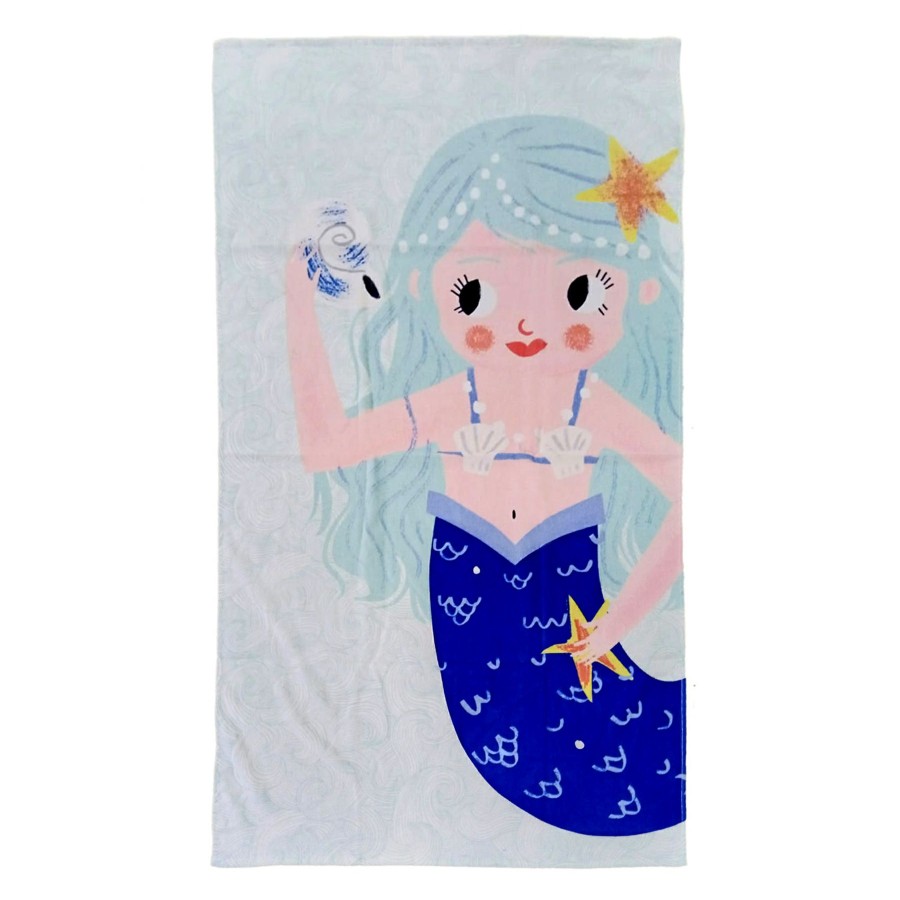 Bed & Bath * | Multicolor Mermaid Beach Towel, 34 63 Sale