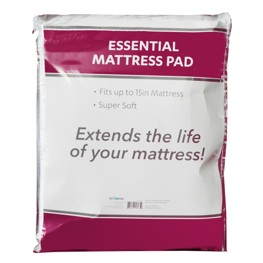 Bed & Bath * | Essentials Embossed Mattress Pad, Full Quick Expedition