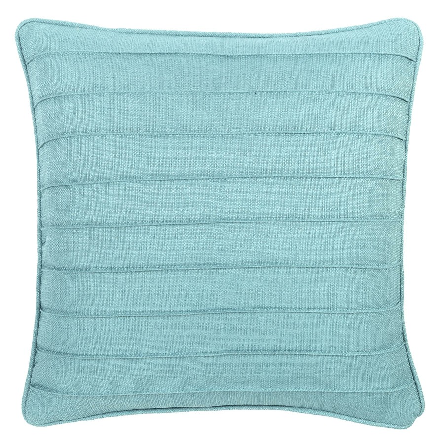 Decor & Pillows * | Dynasty Turquoise Pintuck Throw Pillow, 20 Fire Sale