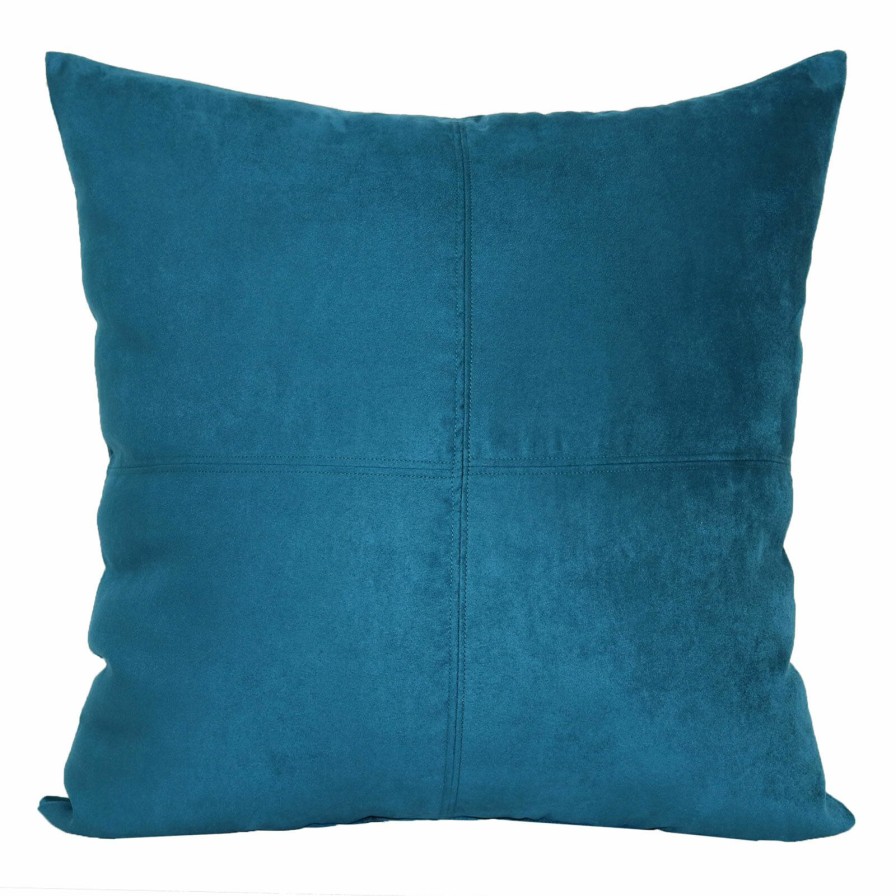 Decor & Pillows * | Teal Heavy Faux Suede Oversized Throw Pillow, 24 Shoping Model