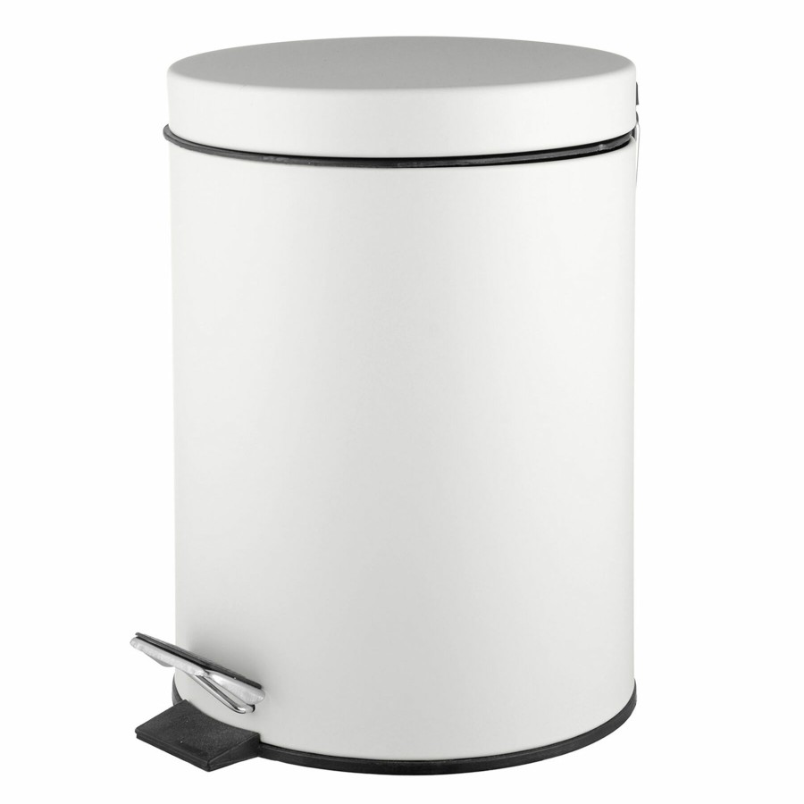 Trash Cans * | 3L Dust Bin Bright White Best Price Guaranteed