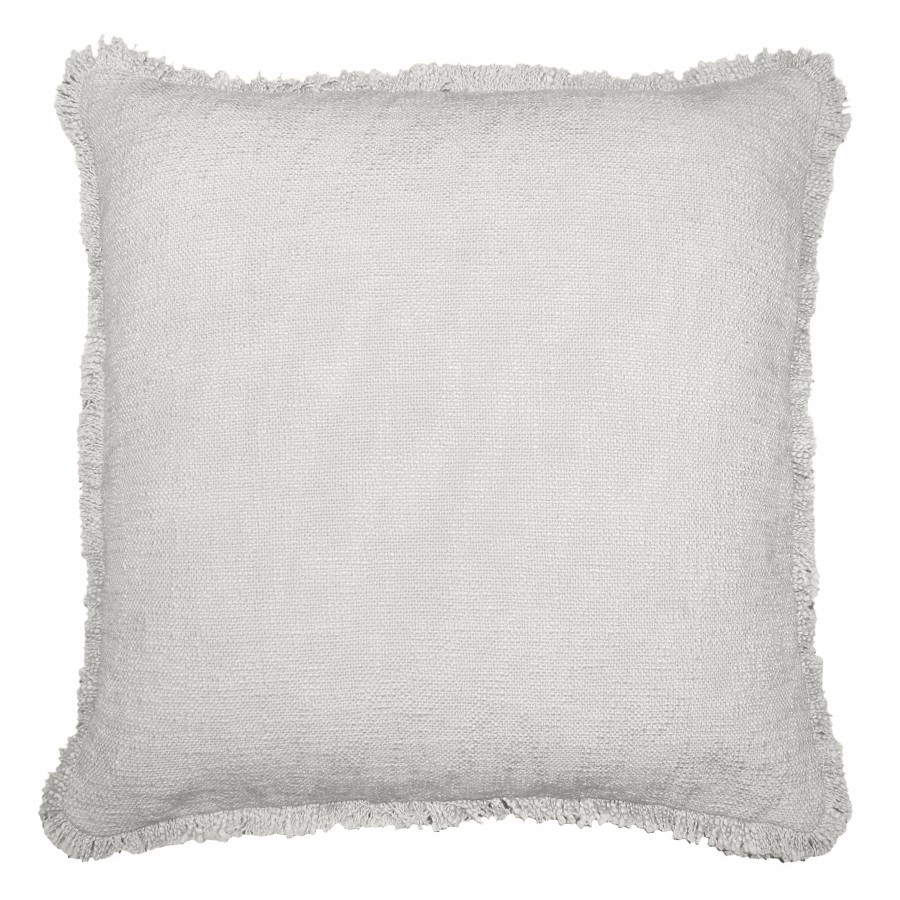 Decor & Pillows * | White Basic Woven Fringe Throw Pillow, 20 Quick Expedition