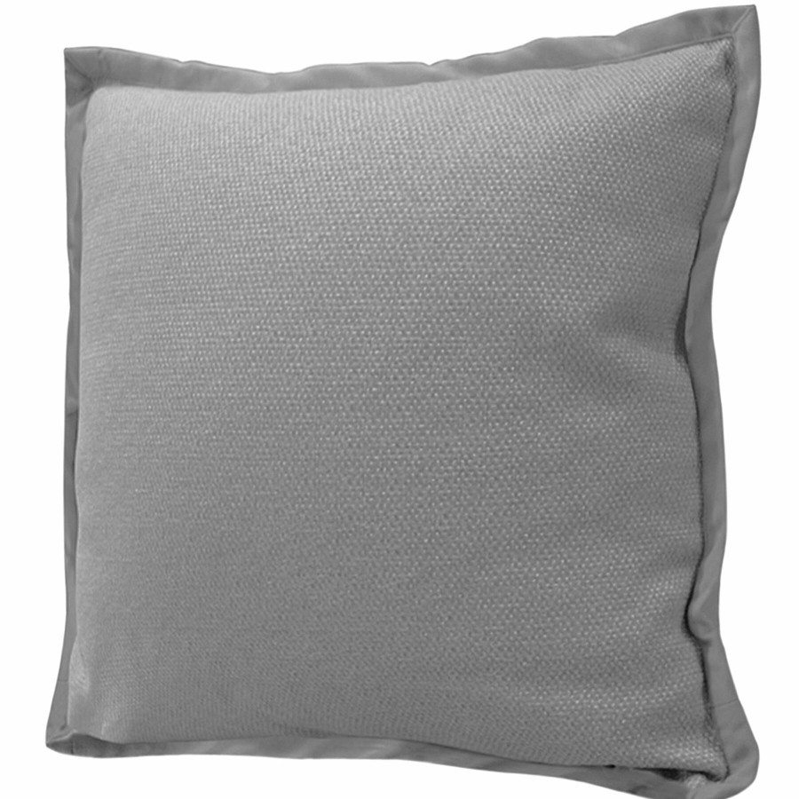 Decor & Pillows * | Miles Silver Throw Pillow, 22 Half Price