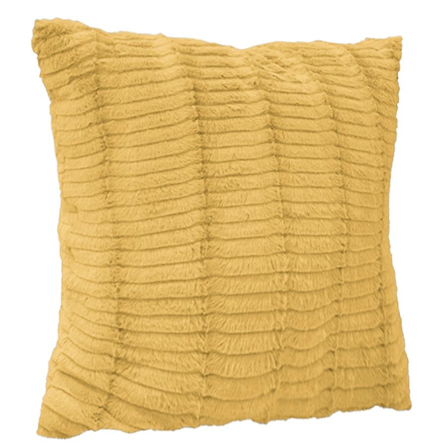 Bed & Bath * | Ochre Yellow Lash Throw Pillow, 24 Affordable Price