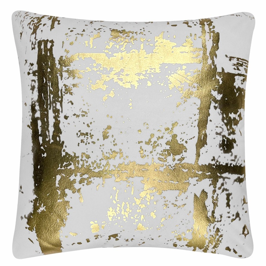 Bed & Bath * | Pink Metallic Print Throw Pillow, 18 Half Price