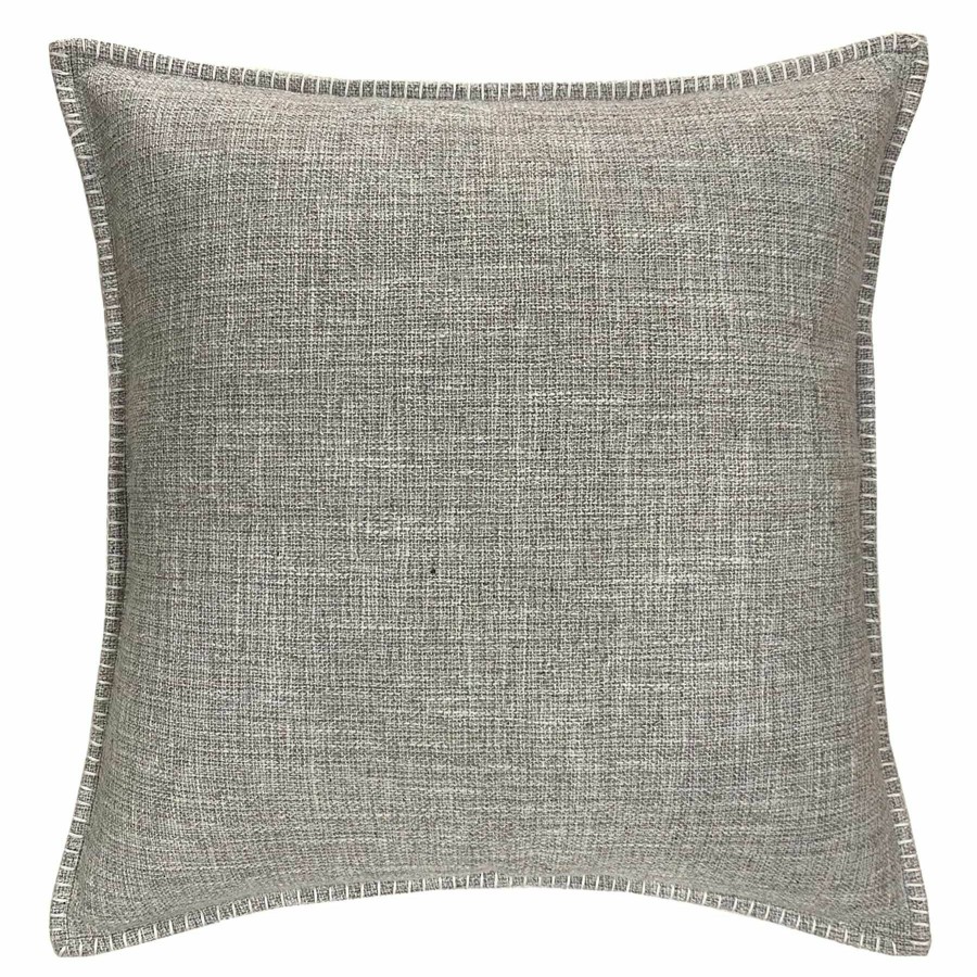 Decor & Pillows * | Eliza Platinum Textured Down Throw Pillow, 20 Original Model