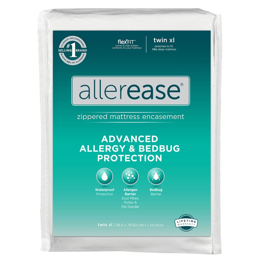 Bed & Bath * | Allergy & Bedbug Protection Mattress Encasement, Twin Xl Tendy Style