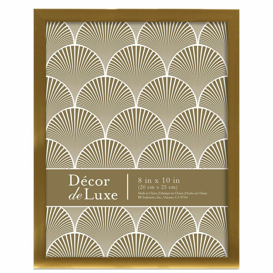 Decor & Pillows * | 8X10 Gold Tabletop Frame Hot Sell