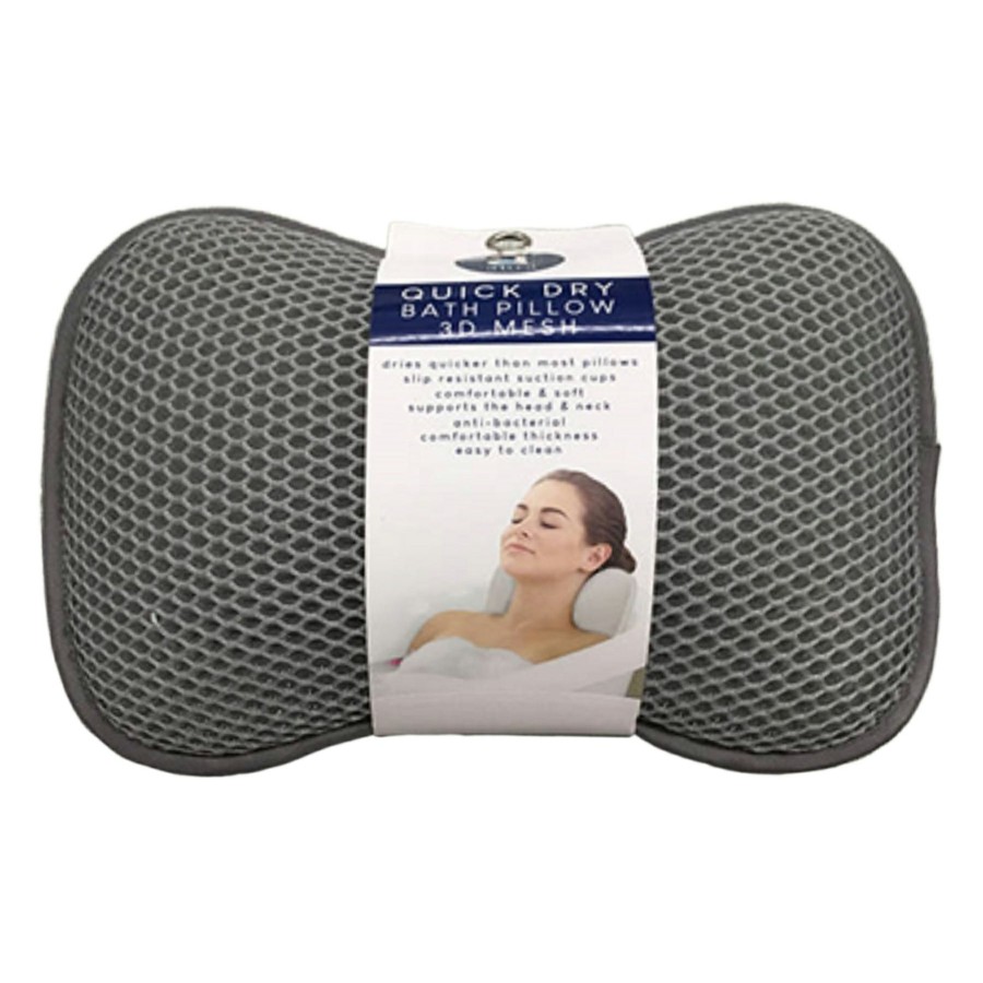 Bed & Bath * | Grey 3D Mesh Spa Pillow, 11 8 Tendy Style