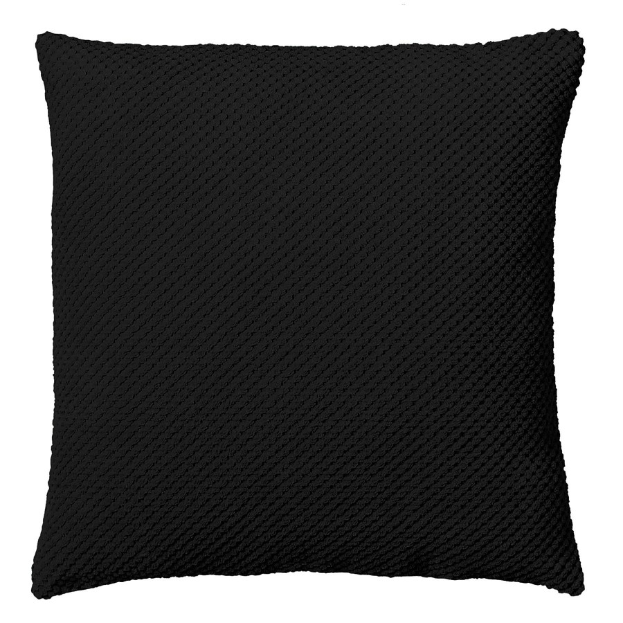 Decor & Pillows * | Ewell Black Velvet Throw Pillow, 17 Discount