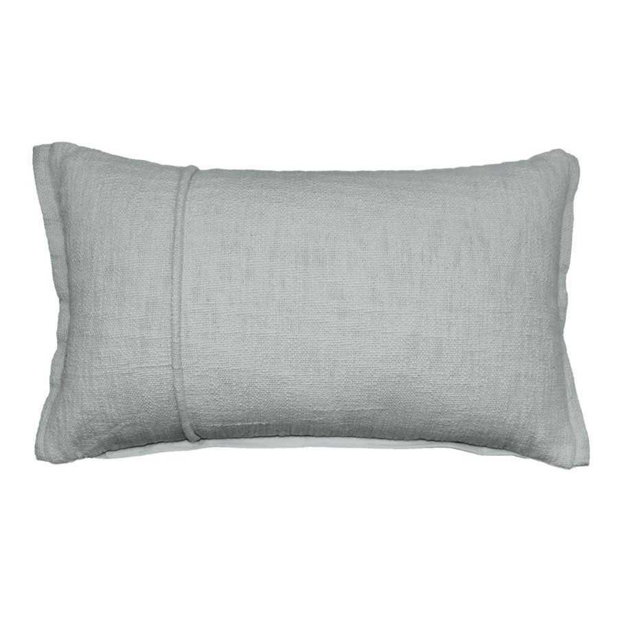 Decor & Pillows * | Grey Woven Throw Pillow With Flange, 14 24 Half Price