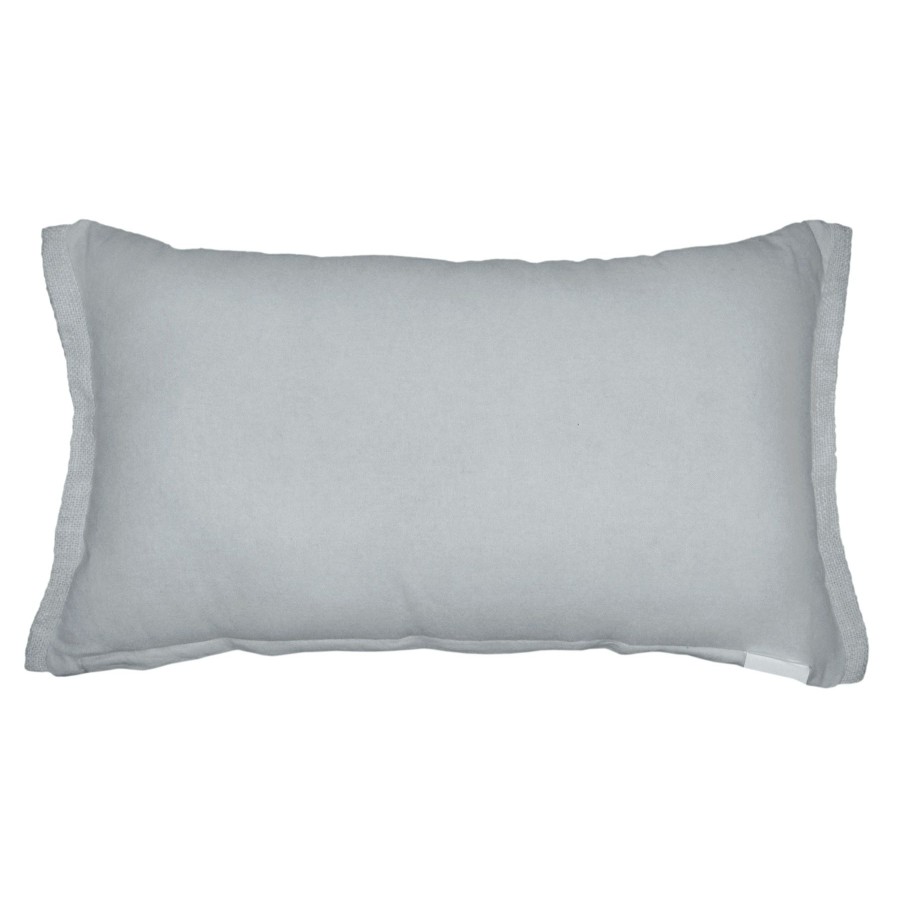 Decor & Pillows * | Grey Woven Throw Pillow With Flange, 14 24 Half Price