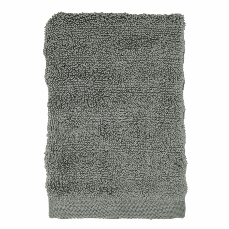 Bed & Bath * | Textured Washcloth, Grey Original Model