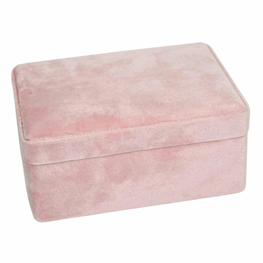 Decor & Pillows * | Pink Velvet Box, 6 3 Sale Merchandise