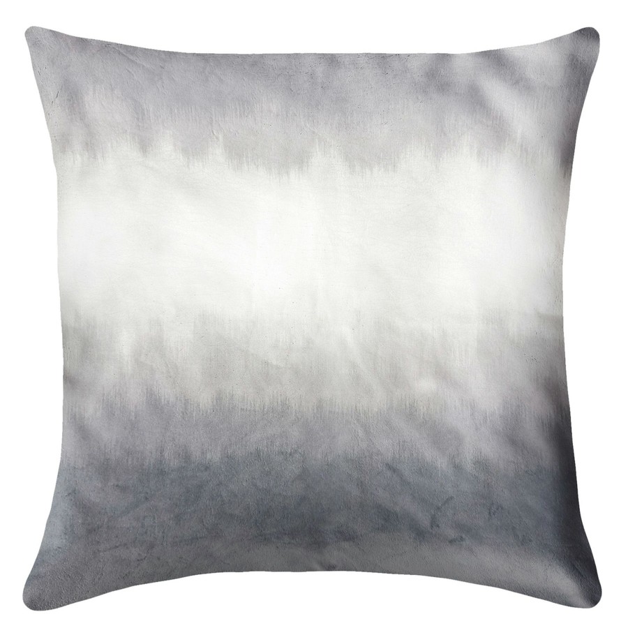 Decor & Pillows * | Laila Ali Grey Ombre Velvet Throw Pillow, 18 New Models