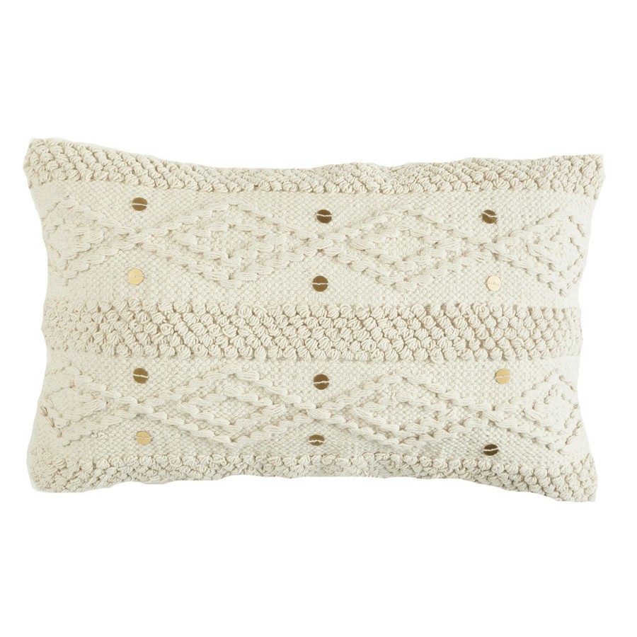 Bed & Bath * | Austin White Diamond Stitched Throw Pillow, 13 20 Delicate Design