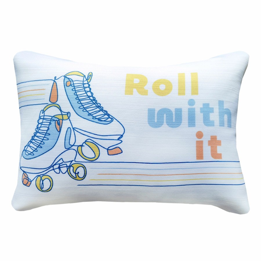 Bed & Bath * | Roll With It Oblong Throw Pillow, 14 20 Trend Model