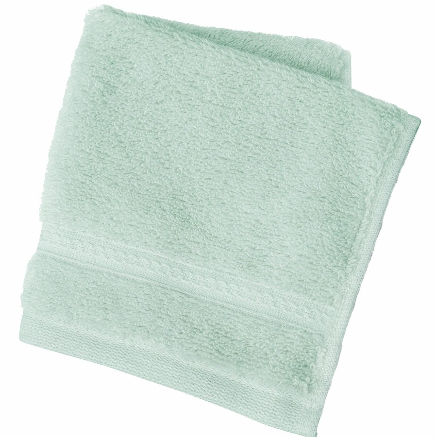 Bed & Bath * | Luxury Aqua Washcloth 13X13 Fire Sale