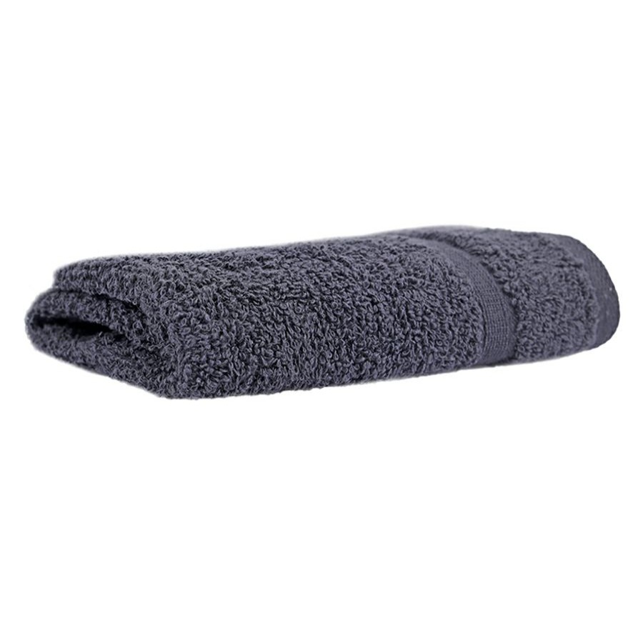 Bed & Bath * | Black Essential Washcloth, 13 Special Design