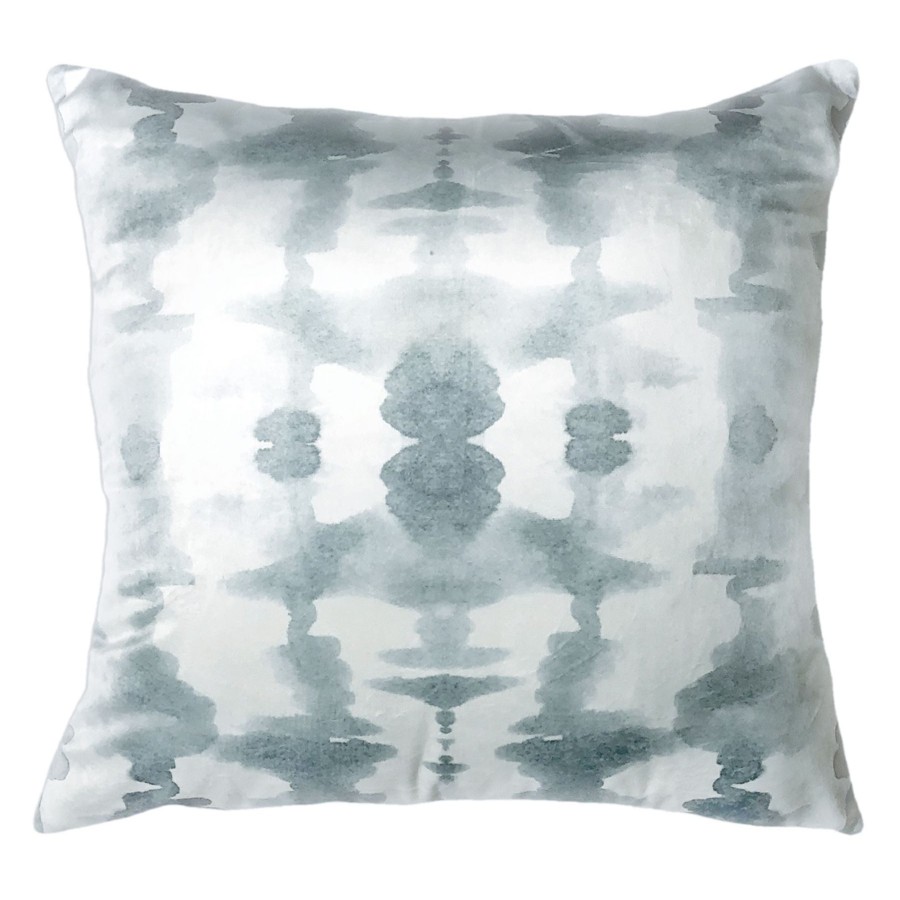 Decor & Pillows * | Laila Ali Grey Tie Dye Throw Pillow, 18 Sale Merchandise