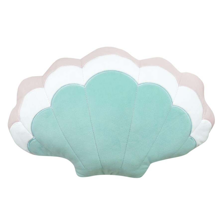 Decor & Pillows * | Scallop Shell Plush Throw Pillow With Discount