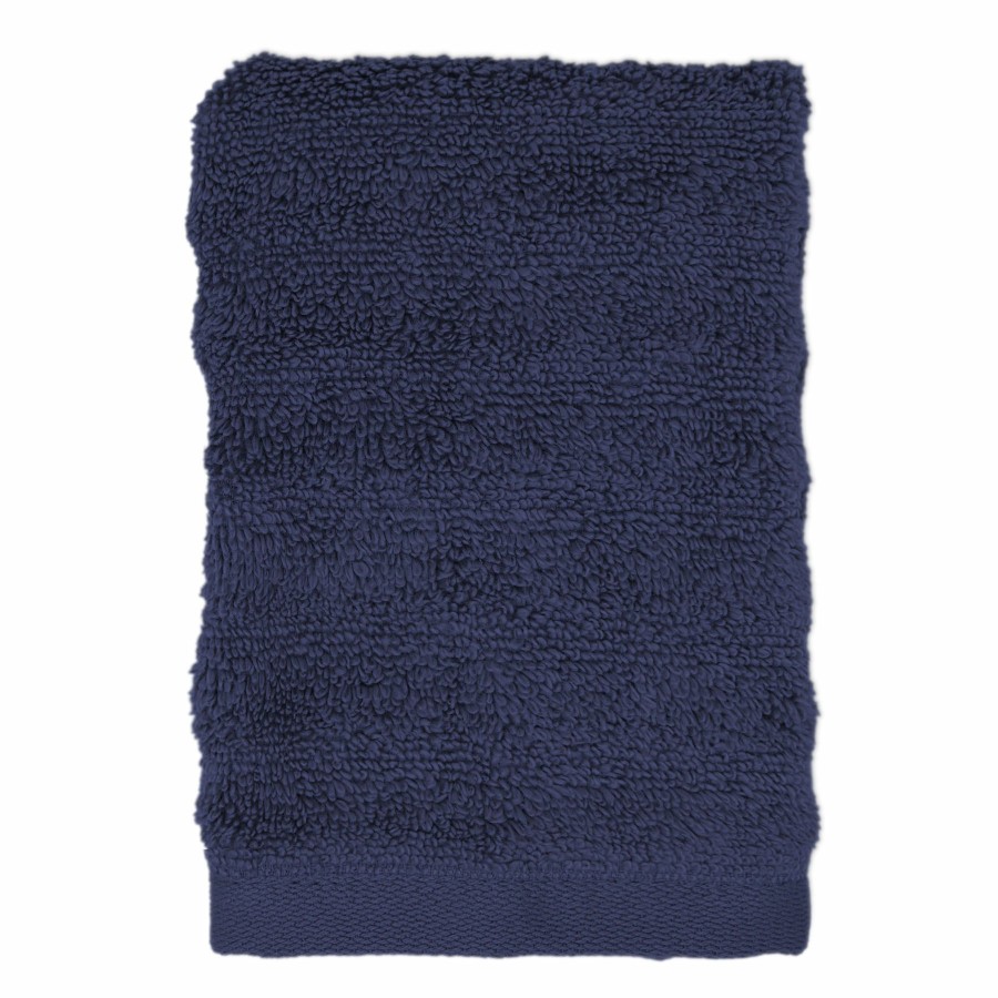 Bed & Bath * | Textured Washcloth, Navy Hot Sell