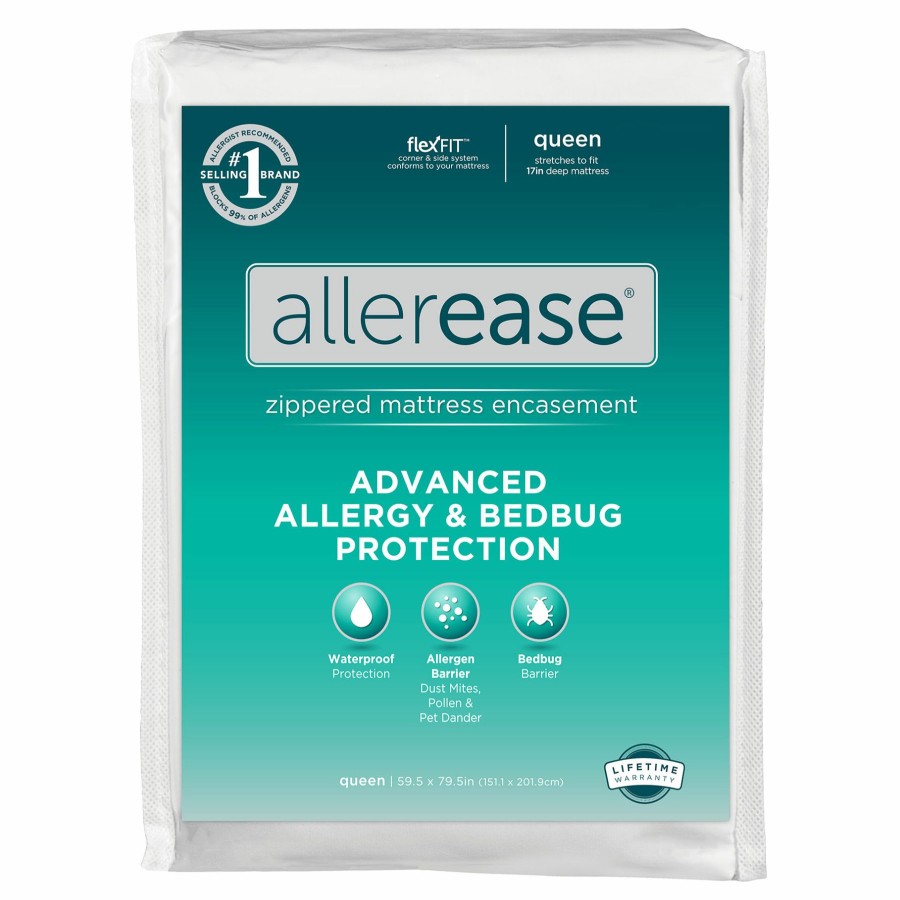 Bed & Bath * | Allergy And Bedbug Protection Mattress Encasement Queen Sale Merchandise