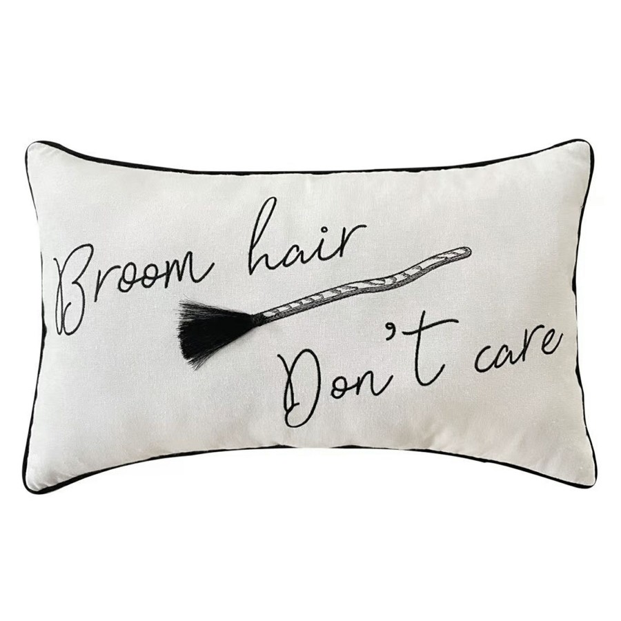 Decor & Pillows * | Broom Hair Don'T Care Halloween Throw Pillow, 14 24 Discount