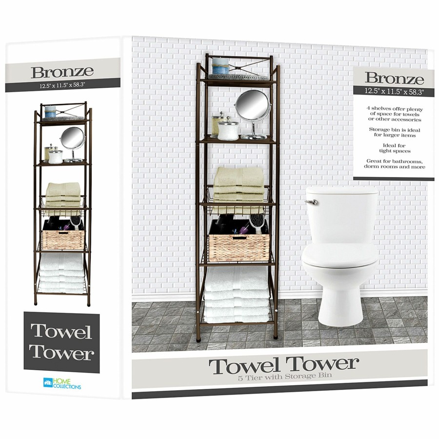 Bed & Bath * | 5-Tier Towel Tower New Models