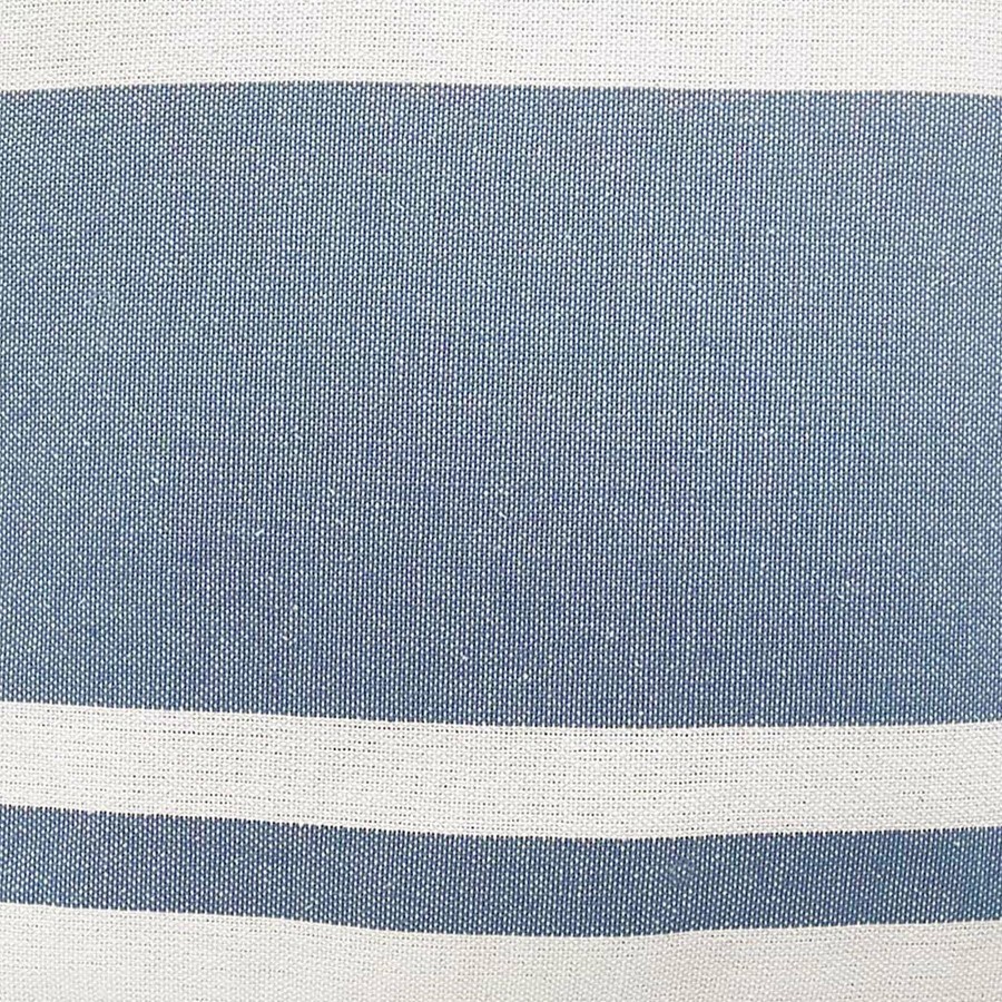 Decor & Pillows * | Ty Pennington Puglia Striped Blue Throw Pillow, 18 With Discount