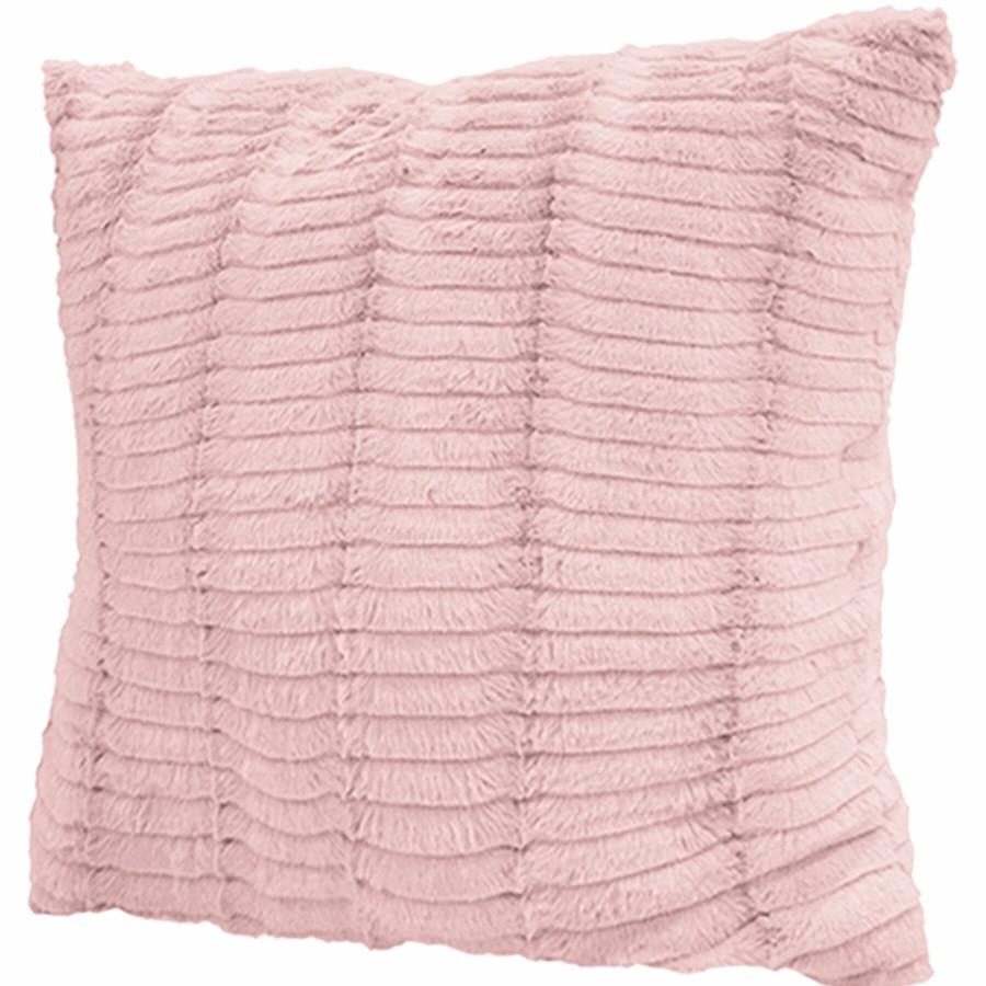 Bed & Bath * | Blush Pink Lash Throw Pillow, 24 Excellent Quality