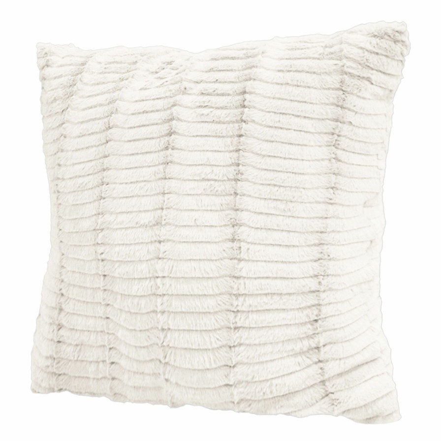 Bed & Bath * | Ivory Lash Throw Pillow, 24 Trend Model