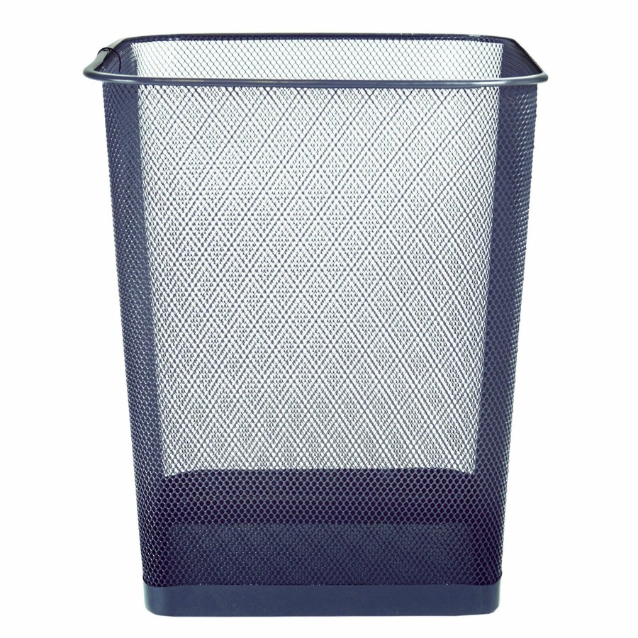 Trash Cans * | Square Mesh Trash Navy Special Design