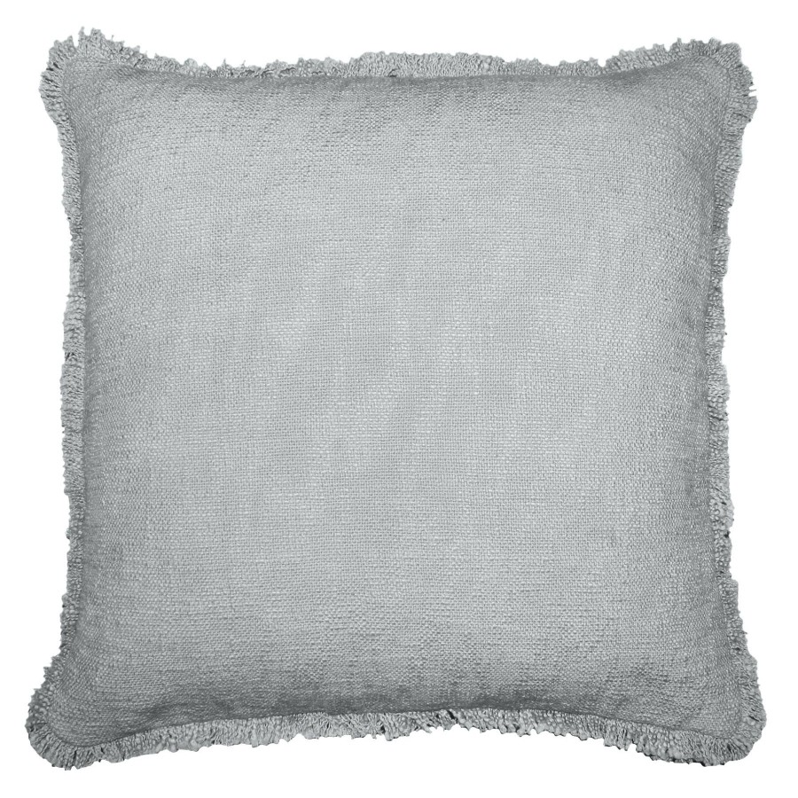 Decor & Pillows * | Light Grey Basic Woven Fringe Throw Pillow, 20 With Discount