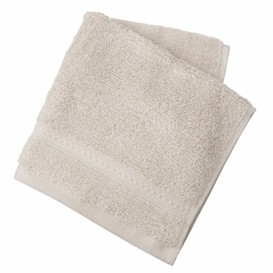 Bed & Bath * | Luxury Linen Wash Cloth 13X13 Free Delivery