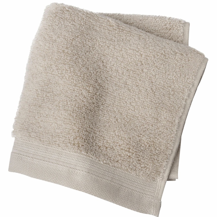 Bed & Bath * | Performance Taupe Washcloth 13X13 Quick Expedition