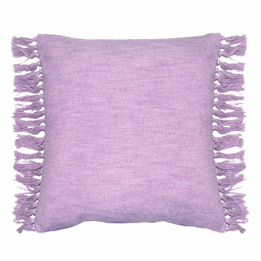 Decor & Pillows * | Grace Mitchell Knotted Lavender Herb Woven Throw Pillow, 20 Offering Discounts