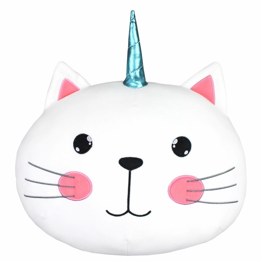 Decor & Pillows * | Caticorn Plush Shaped Throw Pillow Offering Discounts