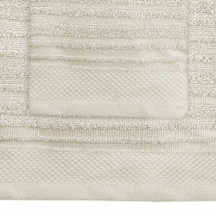 Bed & Bath * | Dawson Tan Striped Washcloth Affordable Price